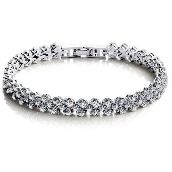 High Quality Clear Cubic Zirconia Tennis Bracelet for Women Wedding Jewelry