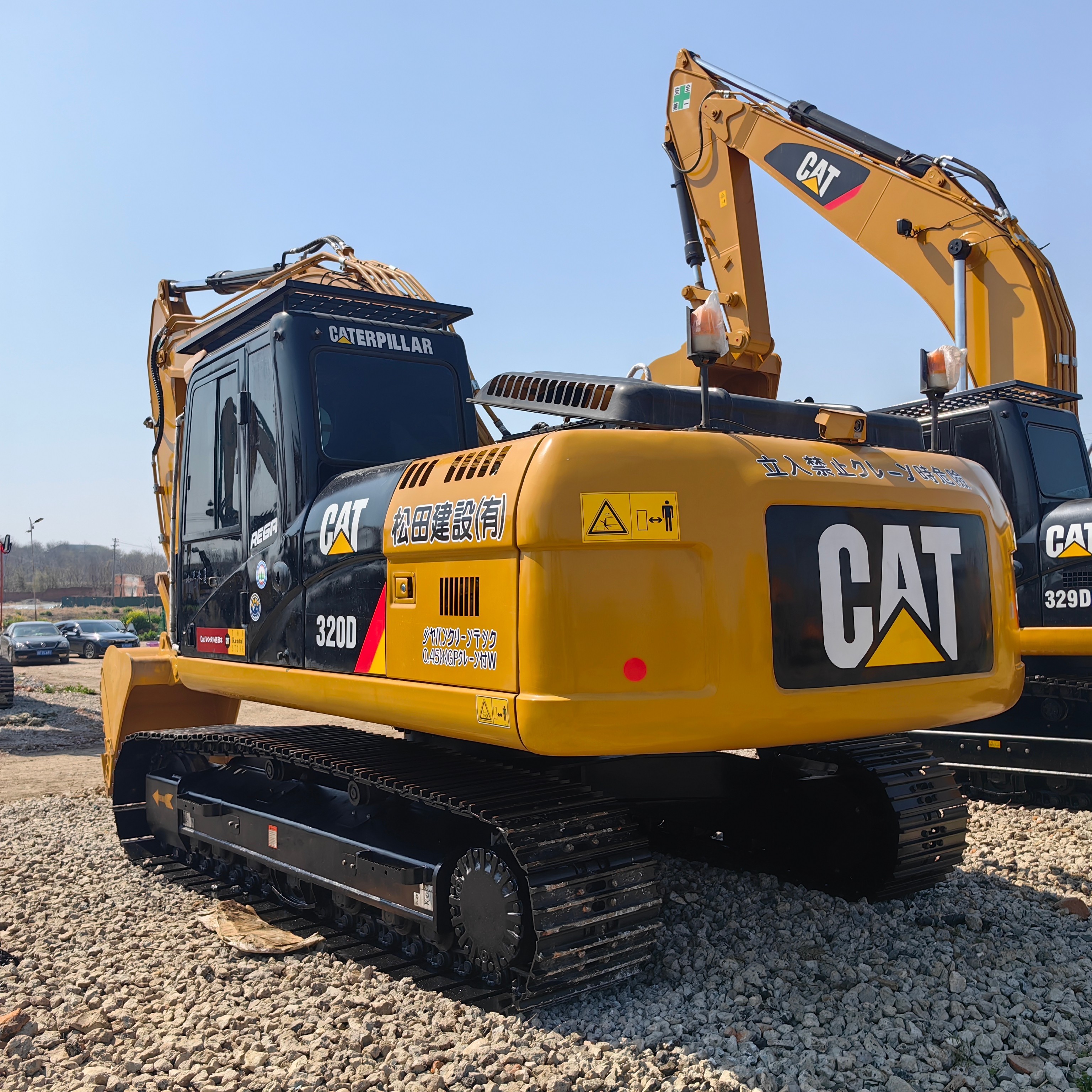 Japan Original Used Caterpillar 320d2 Import Hydraulic Excavator With Hammer