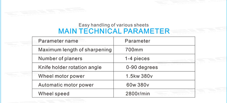 Saw Blades Sharpener for 220V Voltage and 3-30mm Pitch Woodworking Blades Grinding Tool