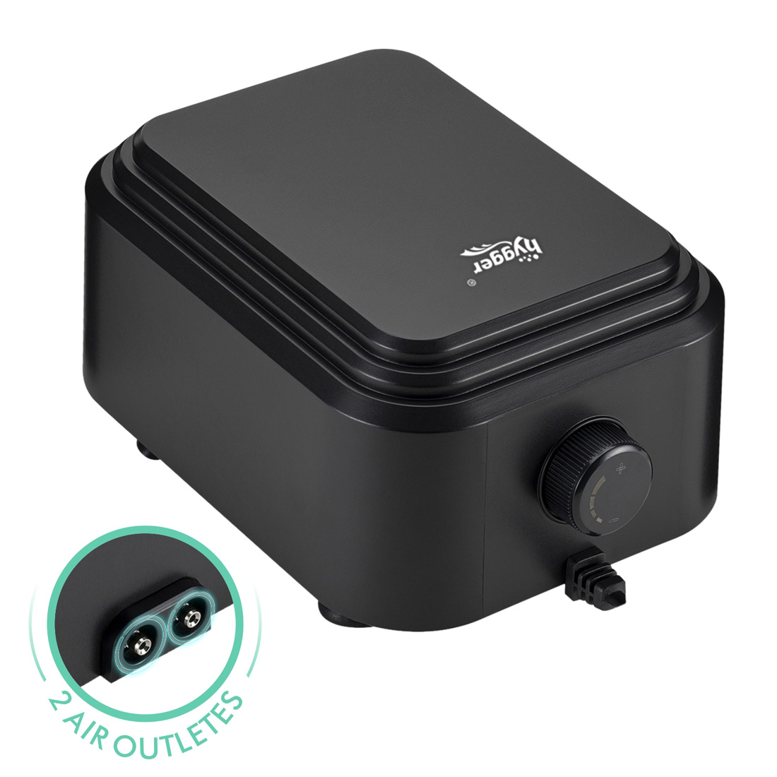 Dual Outlet Hygger Air Pump For 600 Gallon Tank