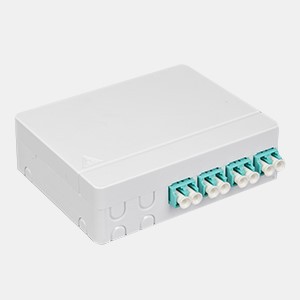 300 4 2 6 4 Core Fiber Optic Termination Box FTTH Wall Box OEM Acceptable
