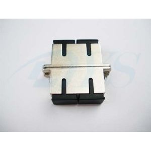 China SC-SC Duplex Optical Fiber Adapter Silver / White With Steel Materials on sale
