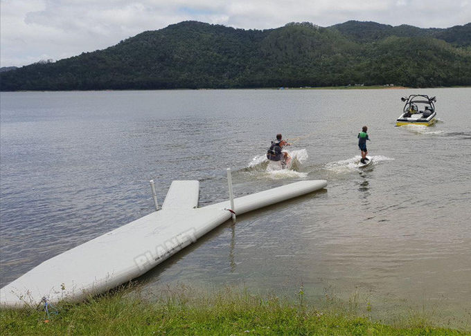 20cm 1000D Drop Stitch Y Shape Jet Ski Inflatable Yacht Y Pontoon Platform Dock For Boat Parking