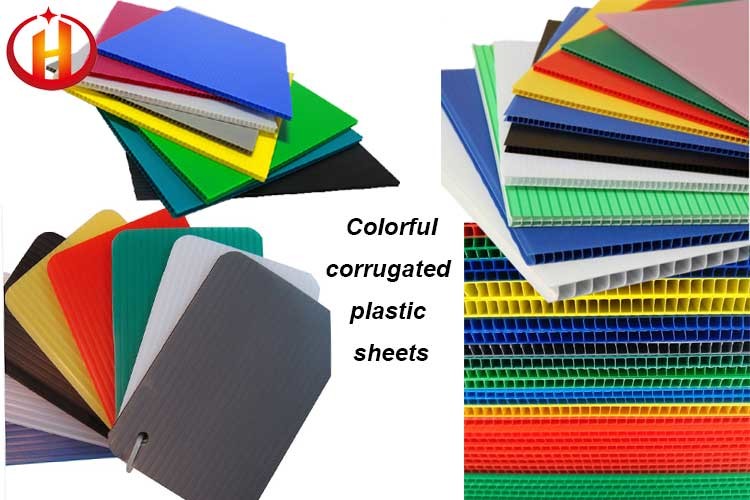 Colorful Non Toxic Polypropylene Corrugated Plastic Sheet For Packaging