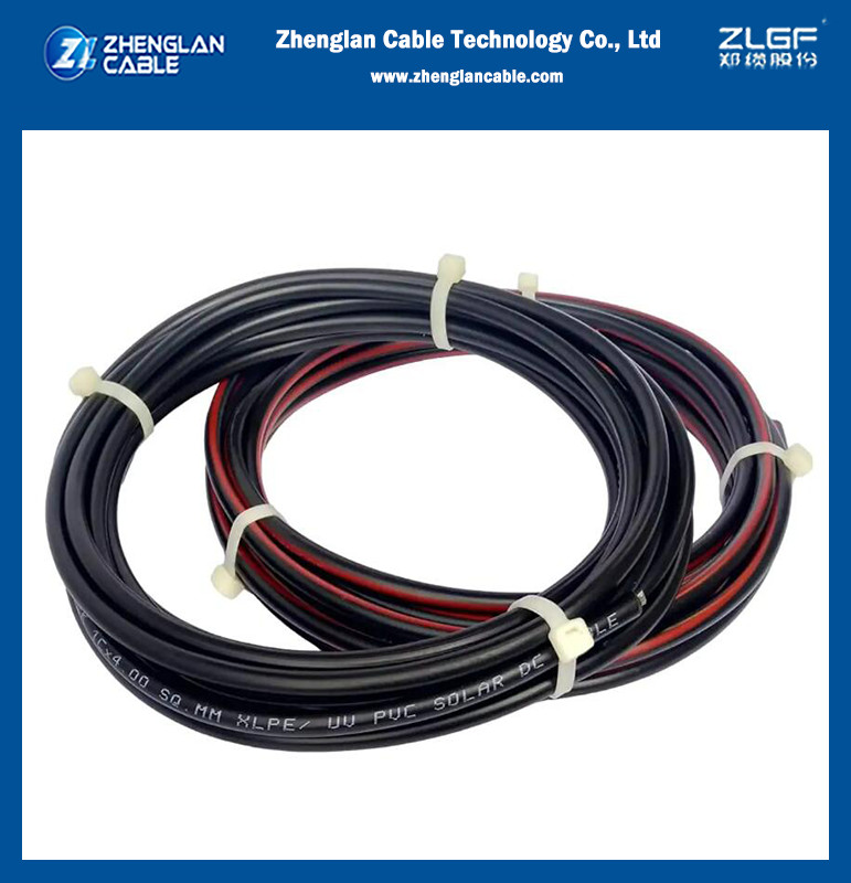 10mm2 Photovoltaic Solar Cable Panel Pvc 1.5mm2 2.5mm2 4mm2 6mm2 10mm2 1kv 1.5kv 6mm2 Pv Dc 4mm Power