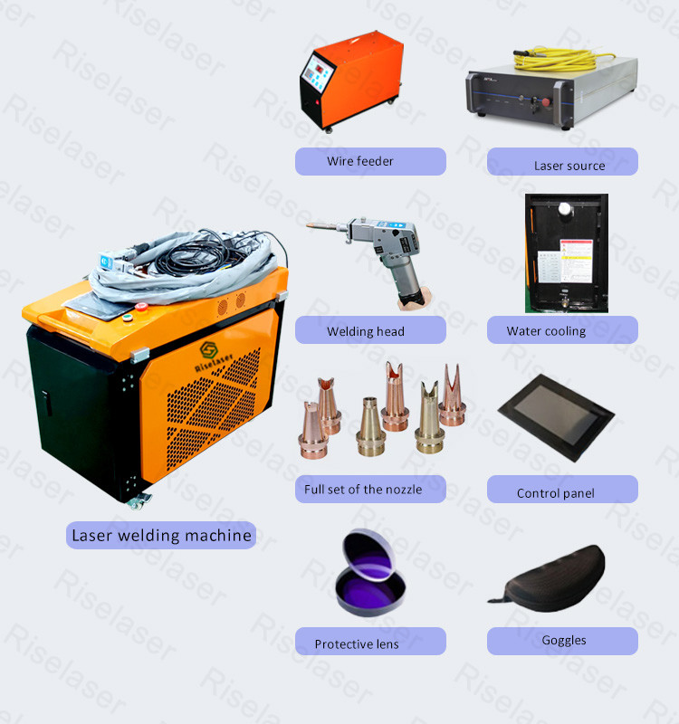 CW Fiber Mini Laser Soldering Machine 1000W 1500W 2000W For Aluminum Copper SS