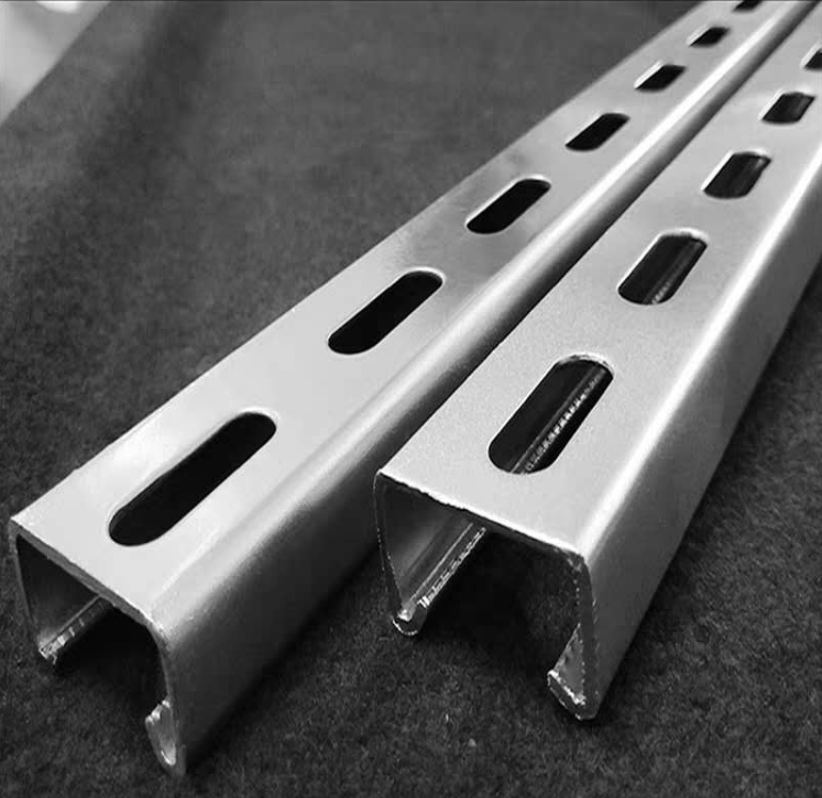 Chengyi 50x50mm Standard Length Metal Building Rolled Galvanized C Channel Steel
