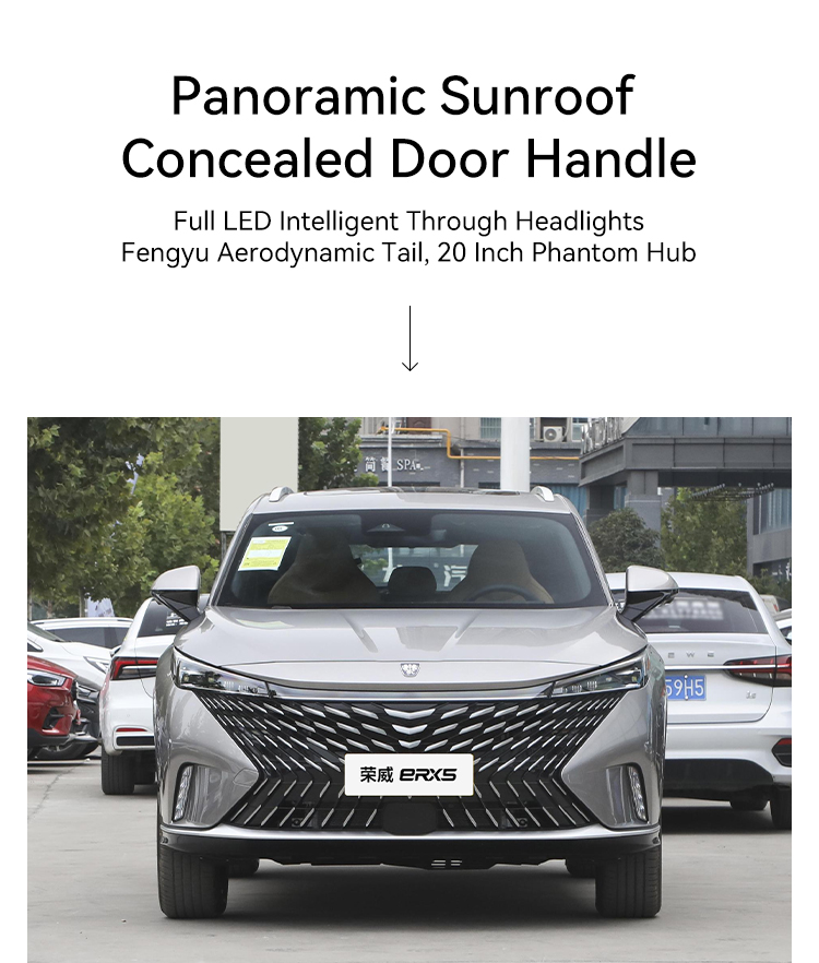 2022 ROEWE eRx5/ROEWE RX5 eMAX Left Hand Drive Hybrid SUV Maximum Torque N m 300 0km Used Cars Energy Electric Vehicle