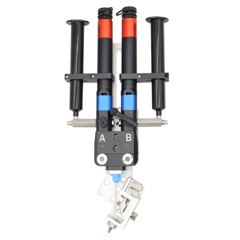 Dispensing Valve for Dual Tube Screw Valve with Lack of Glue Alarm Function