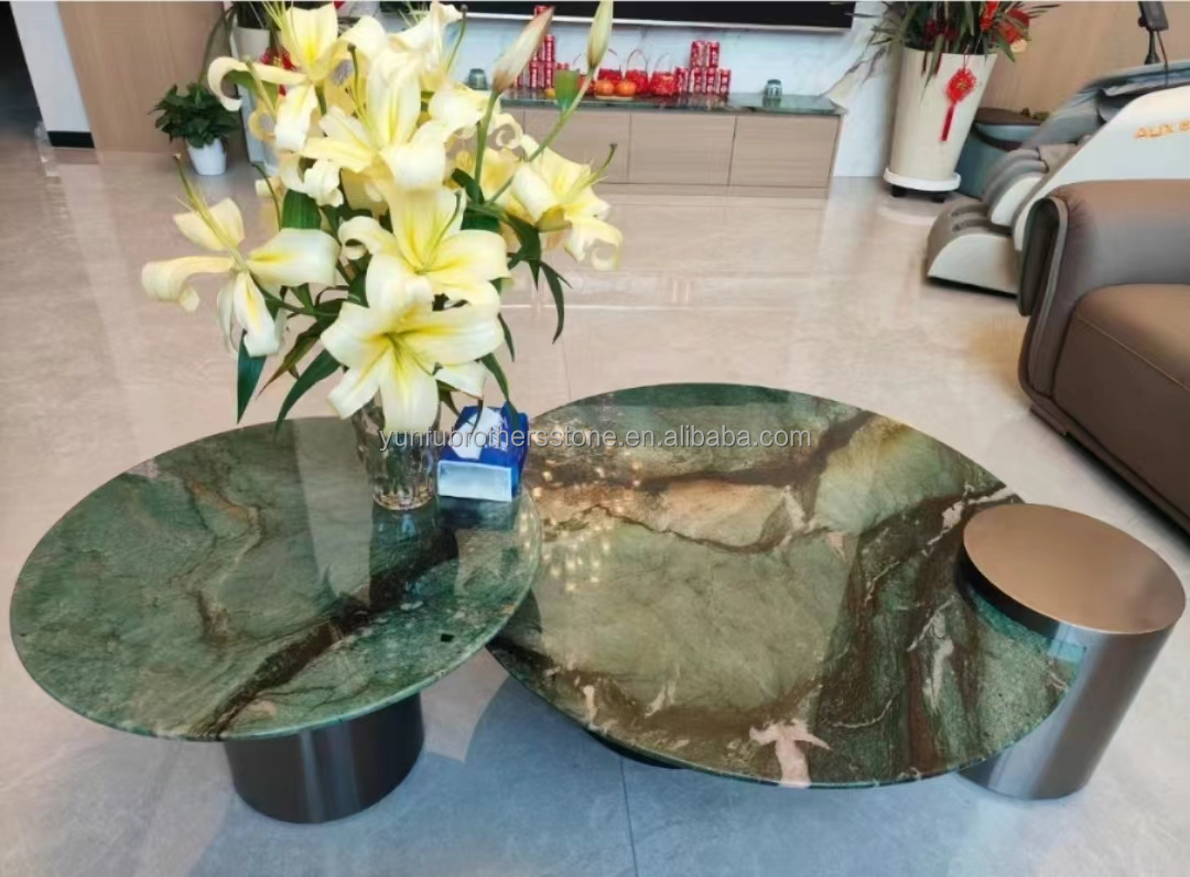 Natural Stone Brazil Marble Backlit Sodalite Green Quartzite for Bedroom Design Ideas