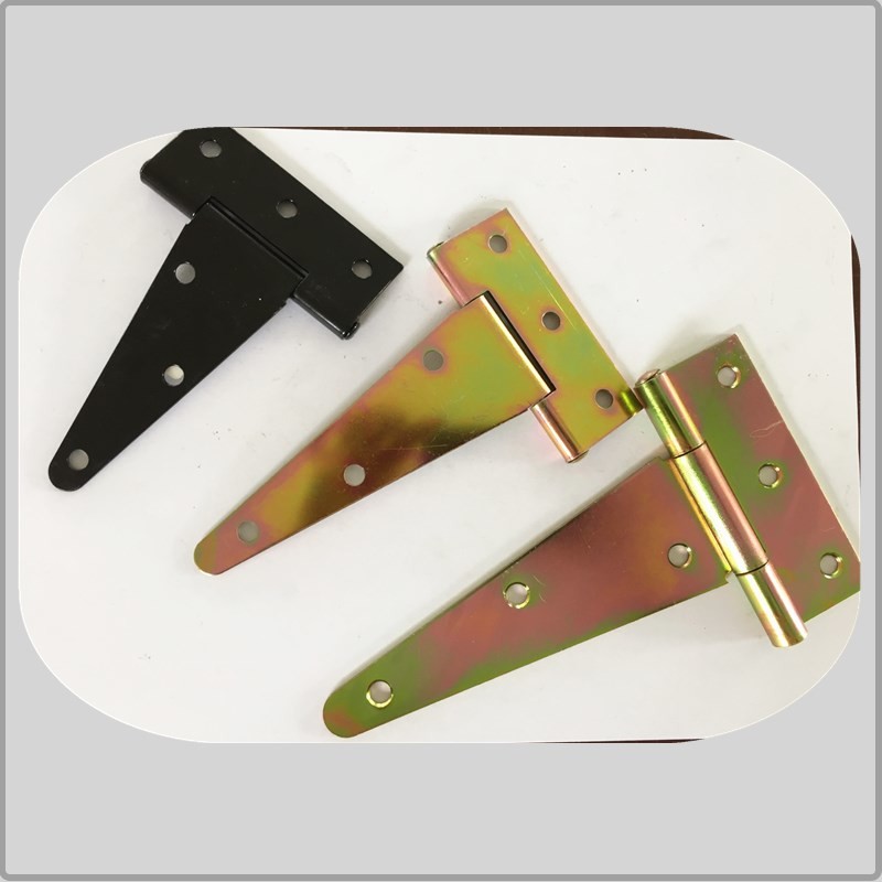 4" 1.4mm Zinc Plated T Strap Hinges Wide Application Gp Surface Treatment