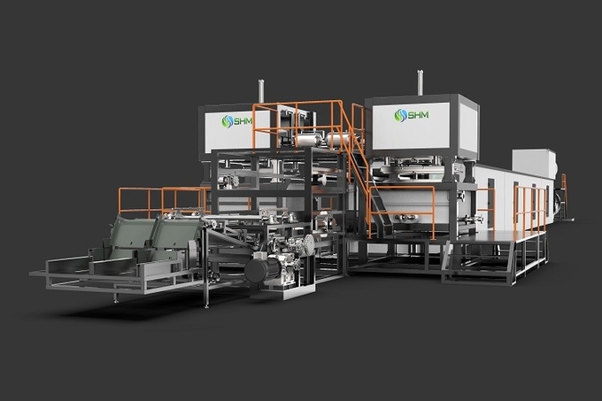 Paddy Nursery Tray Machine Automatic Fiber Process Forming Machines