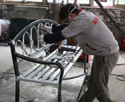 Hollow Out L1200 W400 H1000mm Stainless Steel Flower Pots