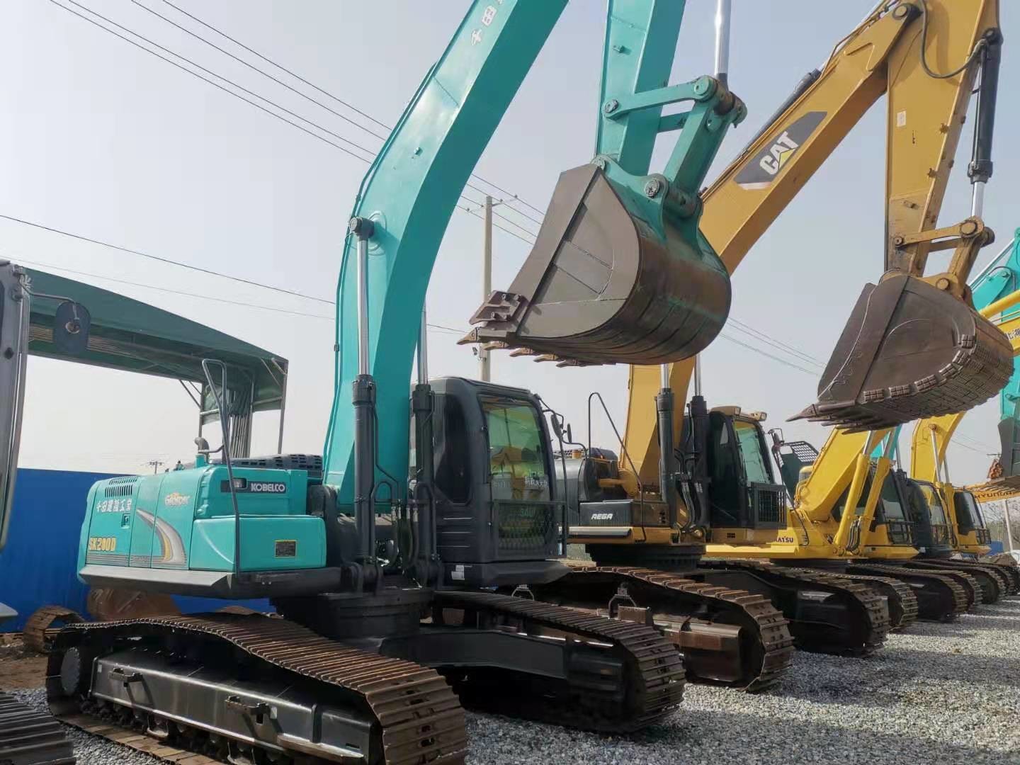 2750mm Stick Sk260-8 Second Hand Kobelco Excavators 26t
