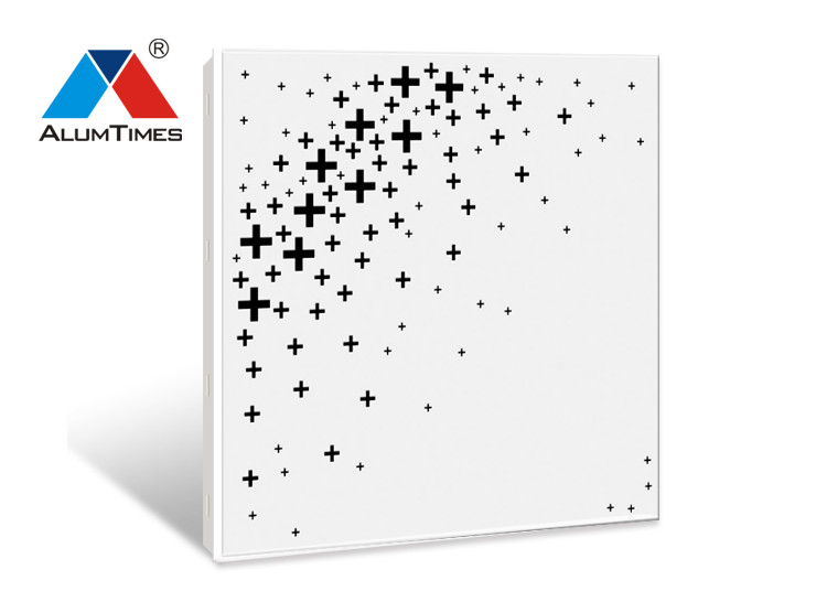 Sound Absorbing Clip In Perforated Aluminum Ceiling Panel 1.0mm Thickness