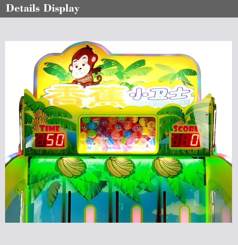 Banana Guardian Arcade Shooting Monkey Game Machine For 1 Player