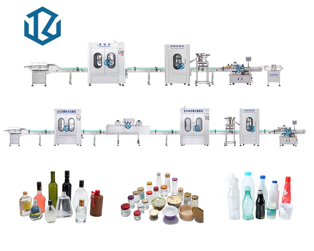 Bird'S Nest Sauce Glass Bottle Filling Machine Cappping Labeling Packaging Line