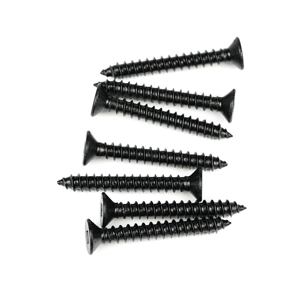 ZINC Black Stainless Steel Square Countersunk Flat Head Wood Screws