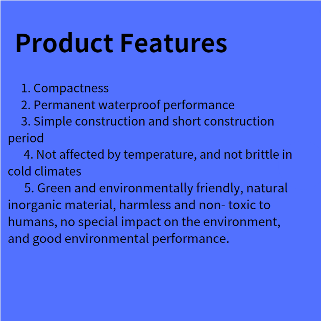 Permanent Waterproof Performance Geosynthetic Clay Liner for Outdoor in Dam and Pond