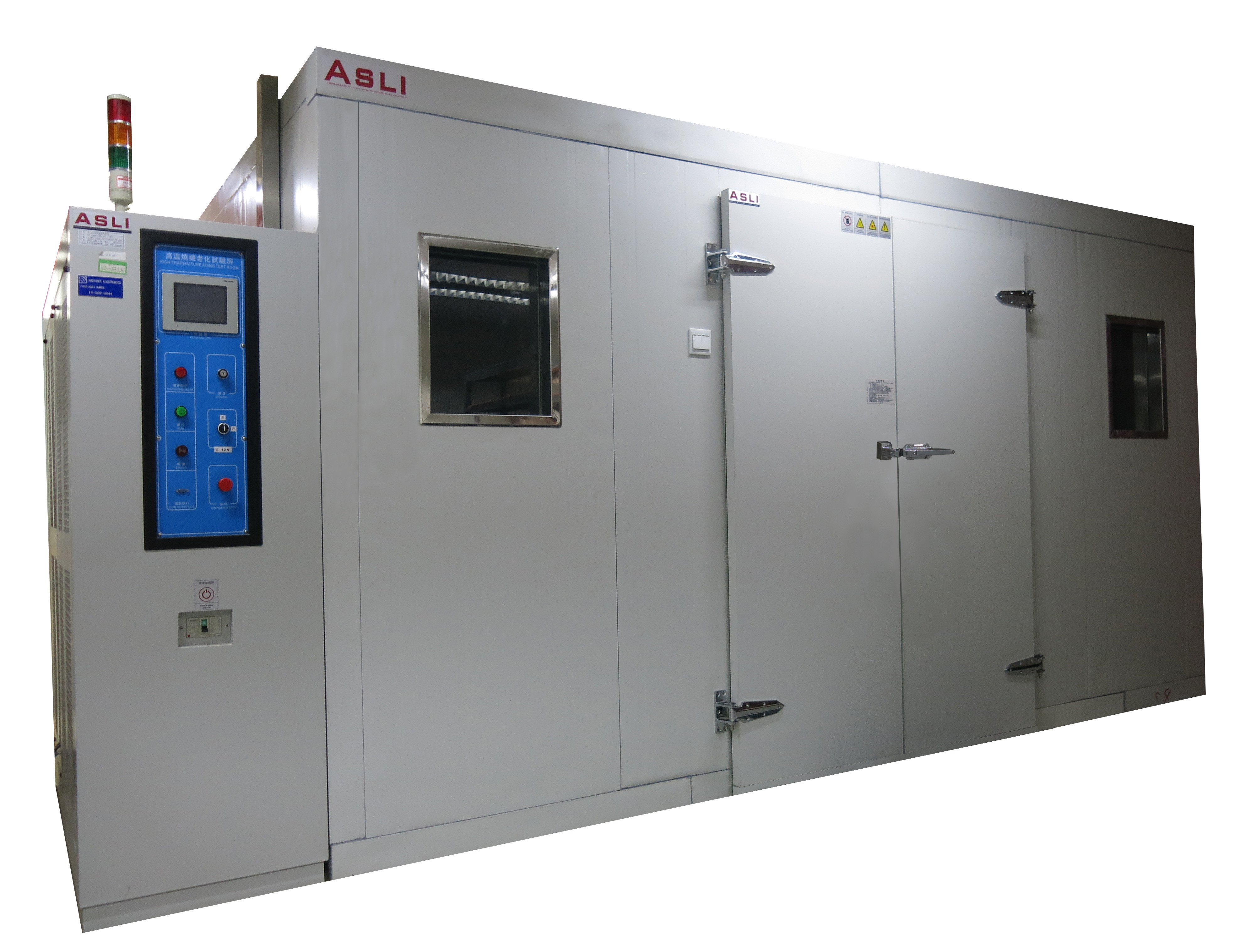 Touch Screen Programmable Walk In Stability Chamber 3rd Party Calibrated SGS Stainless Steel