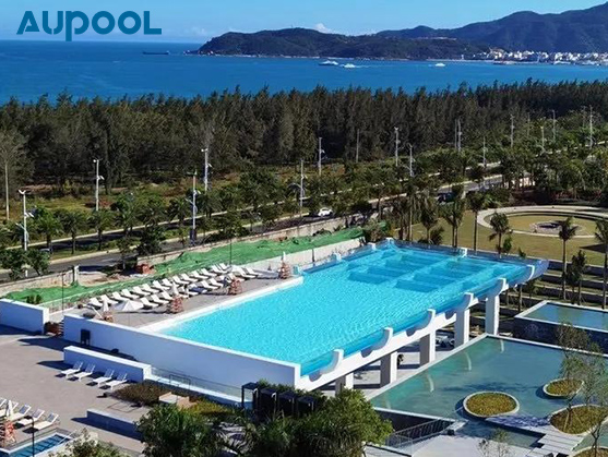 Dry Constant Temperature Polymerization Acrylic Swimming Pool for Private Villa House