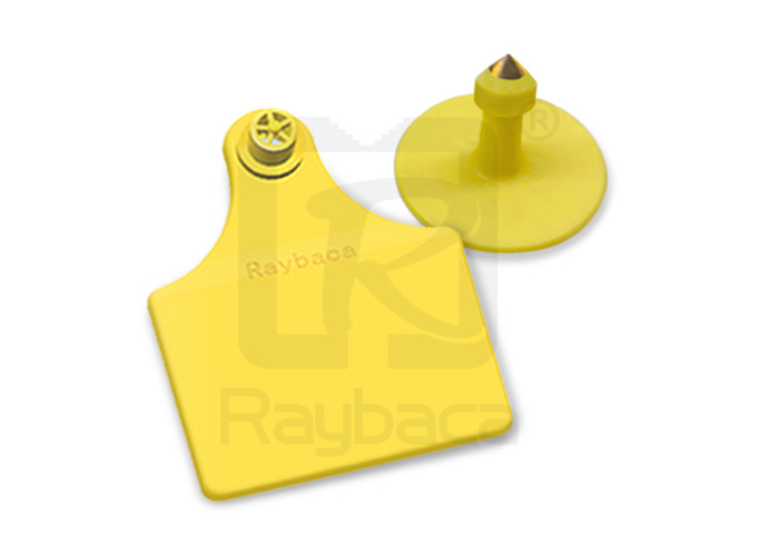 TPU Material RFID Livestock Tags For Cattle Waterproof Shock Resistant ISO9001