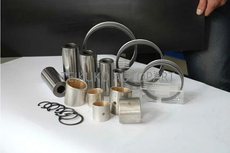 Steel Engine Piston Rings for Komatsu Excavator S6D102 Size 2.88 + 2.37 + 4.0mm