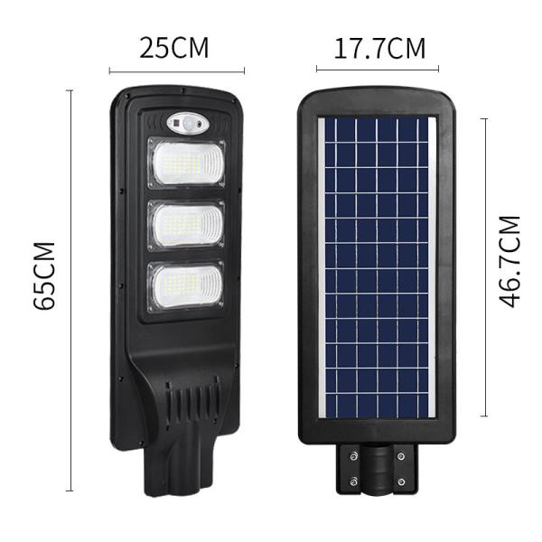 LED IP65 Smart Solar Street Light , Solar Integrated Street Light 60w Monocrysta