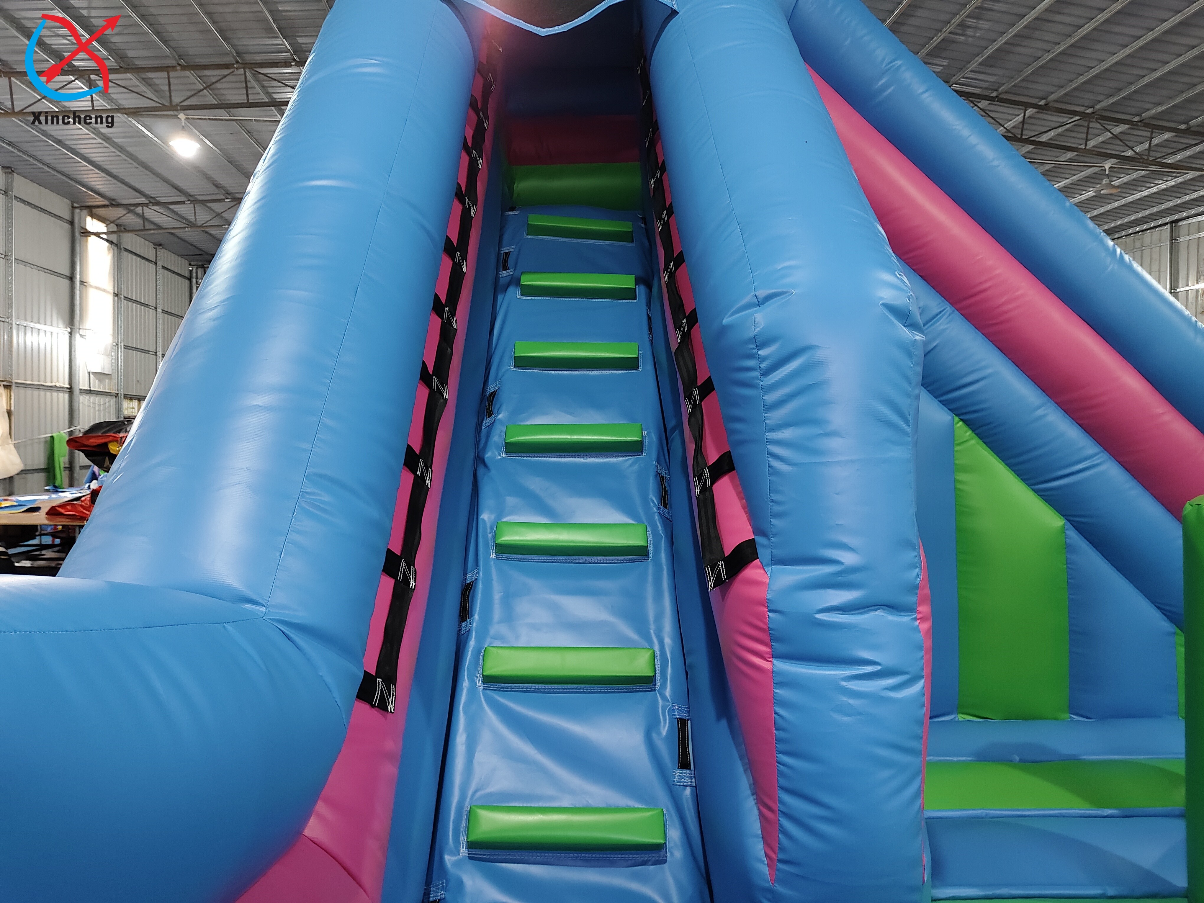 Digital Printing Inflatable Combos Stitch Inflatable Bouncy House With Slide