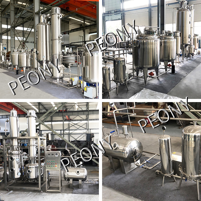 GMP Standard Industrial CBD Oil Extraction Line / Extraction Machine High Recovery Rate