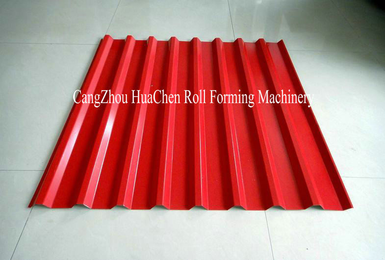 Blue 3 Phase Roofing Sheet Wall Panel Roll Forming Machine Plc Control System