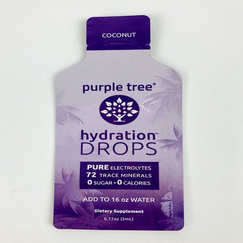 Digital Printing Custom Shape Small Plastic Flat Bags CBD Gummy Candy Snack Pouch Peanut Butter Sachet