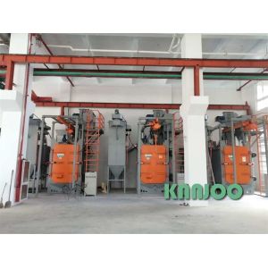 Shot Blasting Hook Type Blast Machine With Low Noise Level Cleaning Method
