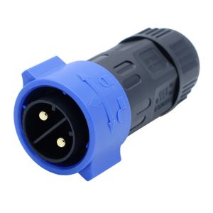 M12 Electronic Waterproof Connector 10A With Self-Locking Plug