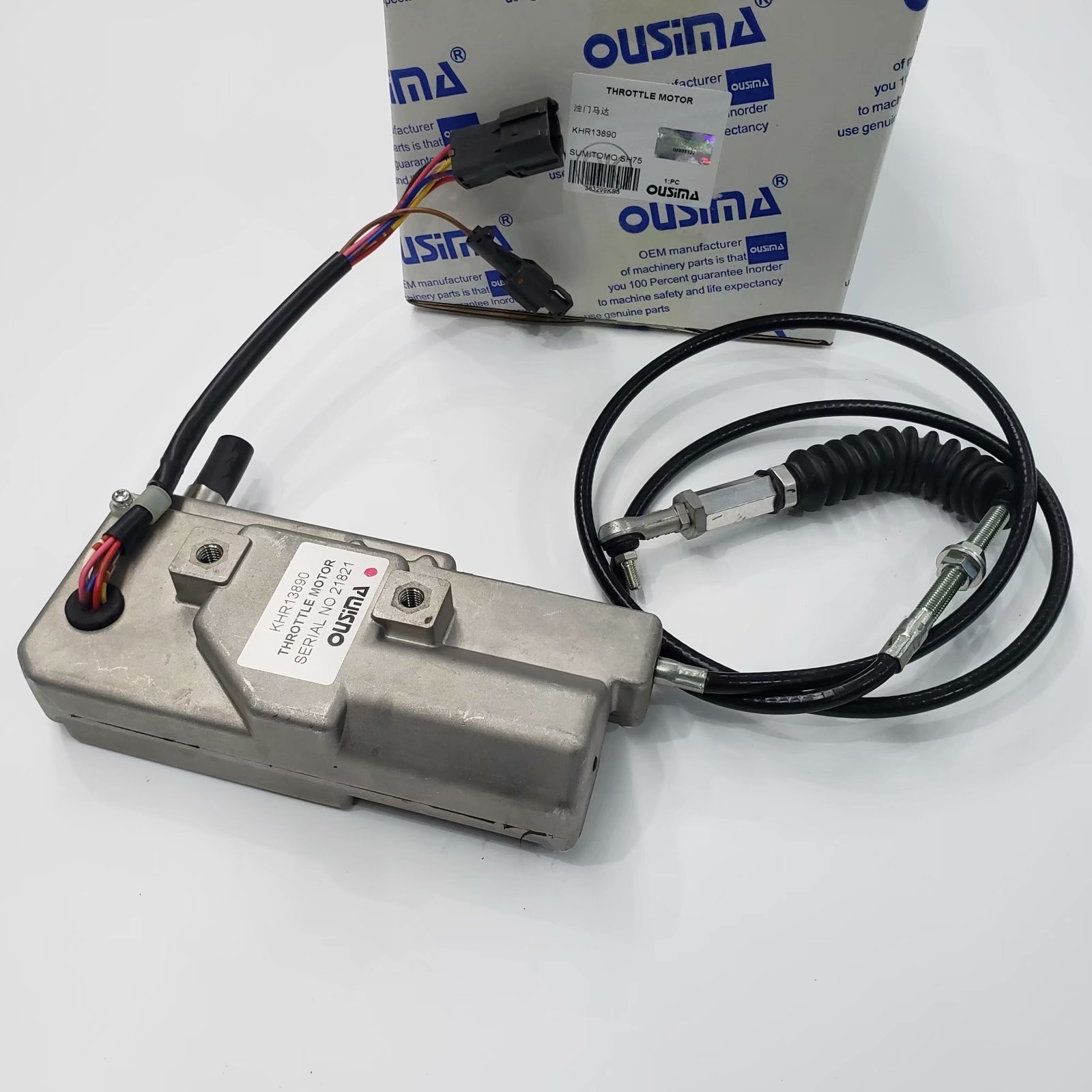 SUMITOMO Excavator Throttle Motor KHR13890 For SH75 Diggers