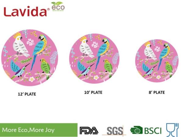 Break Resistance Bamboo Fiber Dinnerware , Anti - Slip Bamboo Fiber Dishes