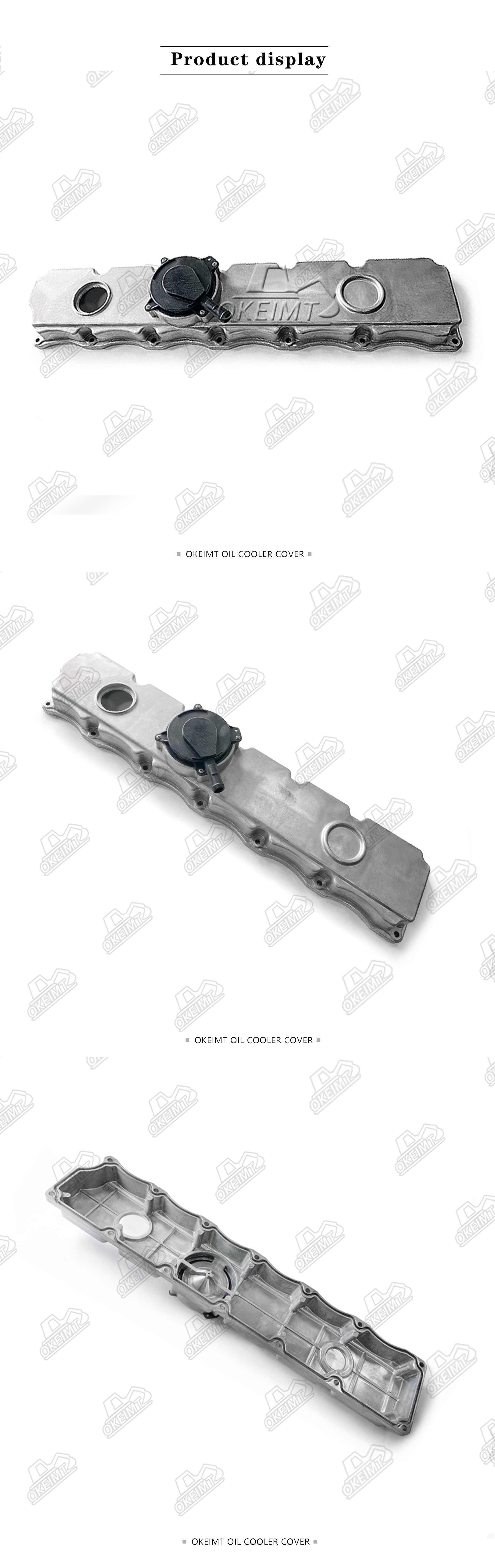 Powder Coated Engine Valve Cover Perkins C7.1 Rocker Chamber Assembly T405829 For Caterpillar E320D2 DI