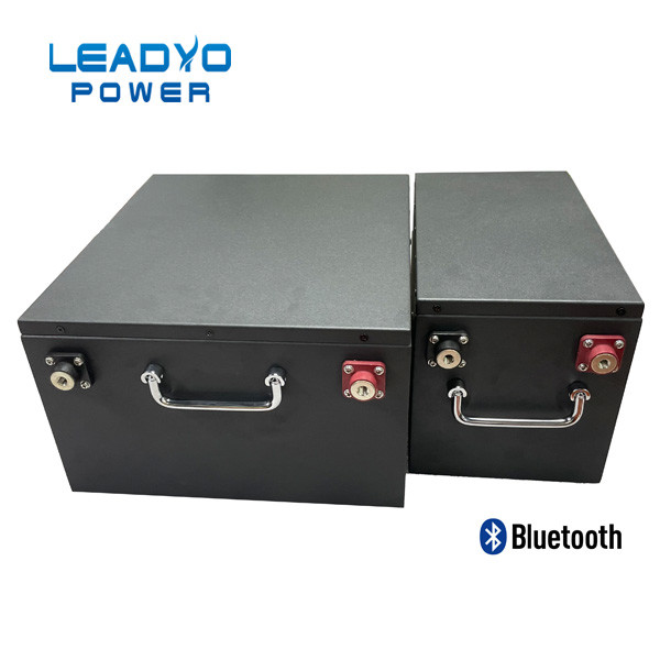 100ah 24V Lifepo4 Battery Parallel No Limit Built in heat sink For RV