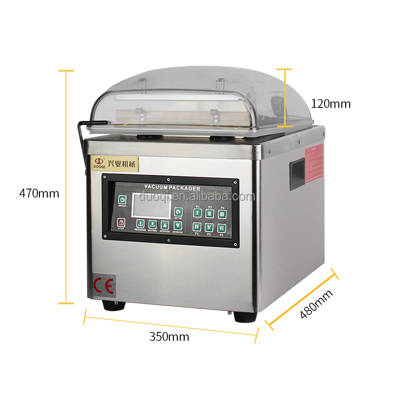 Microcomputer Controlled DUOQI DQVC-260PD Vacuum Sealer Single Flat Chamber Solution