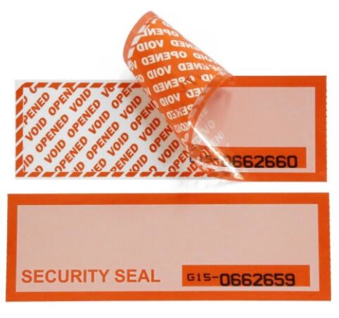 Printed Tamper Evident Adhesive Void Security Tape,China Supplier Pet Void Tape Double Sided Clear Polyester Pet Tape
