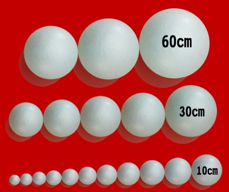 EPS Styrofoam Foam Balls Beads Eggs Stars Cones All Size All Shapes White for Hobbies DIY Material and Christmas Wedding