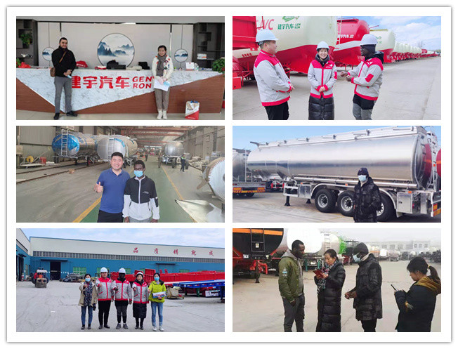 3 Axle 45000L 5 Silos Single Tires 6mm Aluminum Fuel Petrol Tanker Truck Trailer With Air Suspension