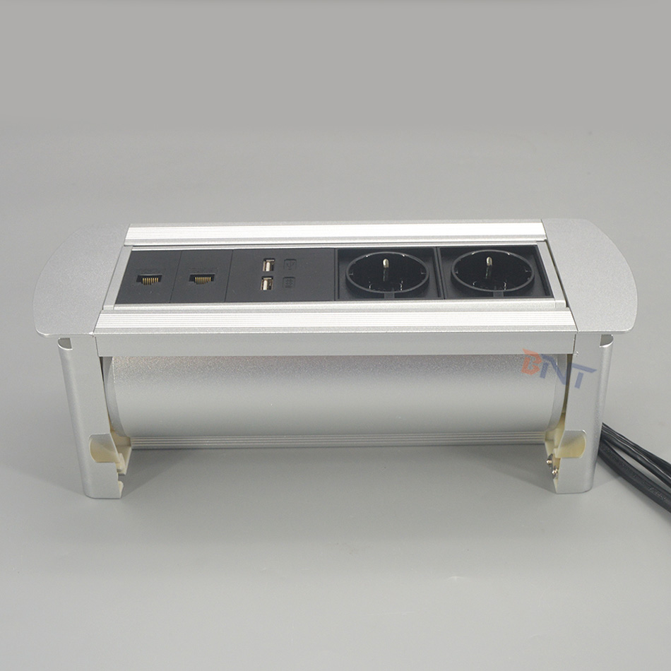 Multi power strip conference office electric desktop socket box