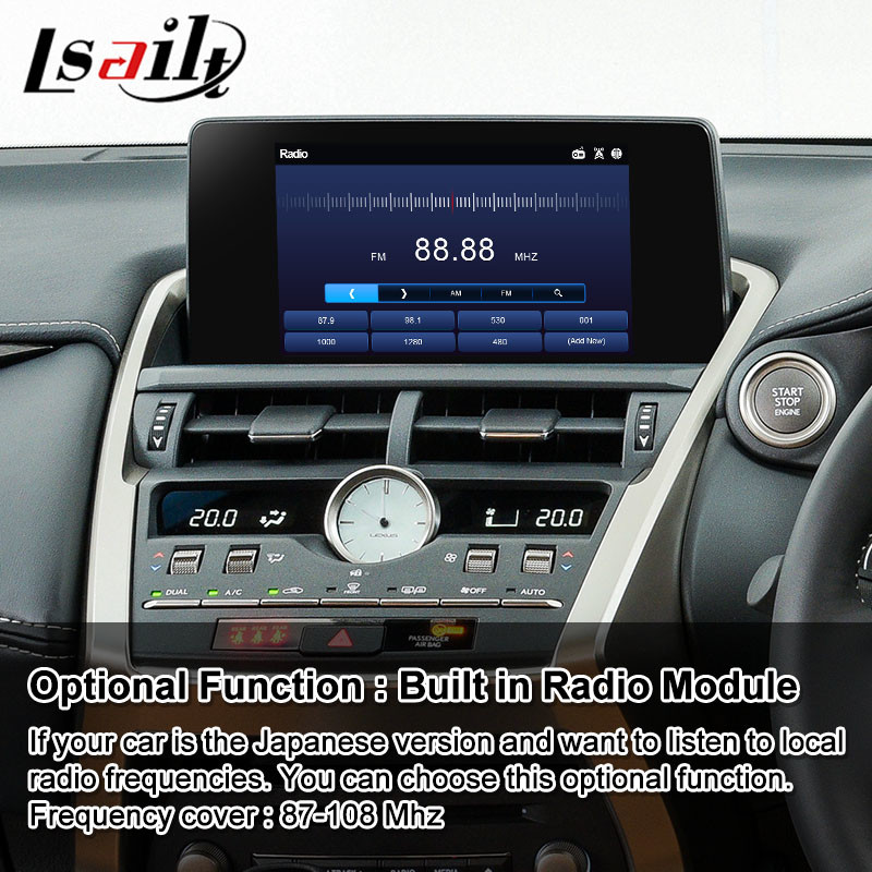 Lsailt Android Carplay Interface for Lexus NX300 NX 300 2017-2021 New Touchpad