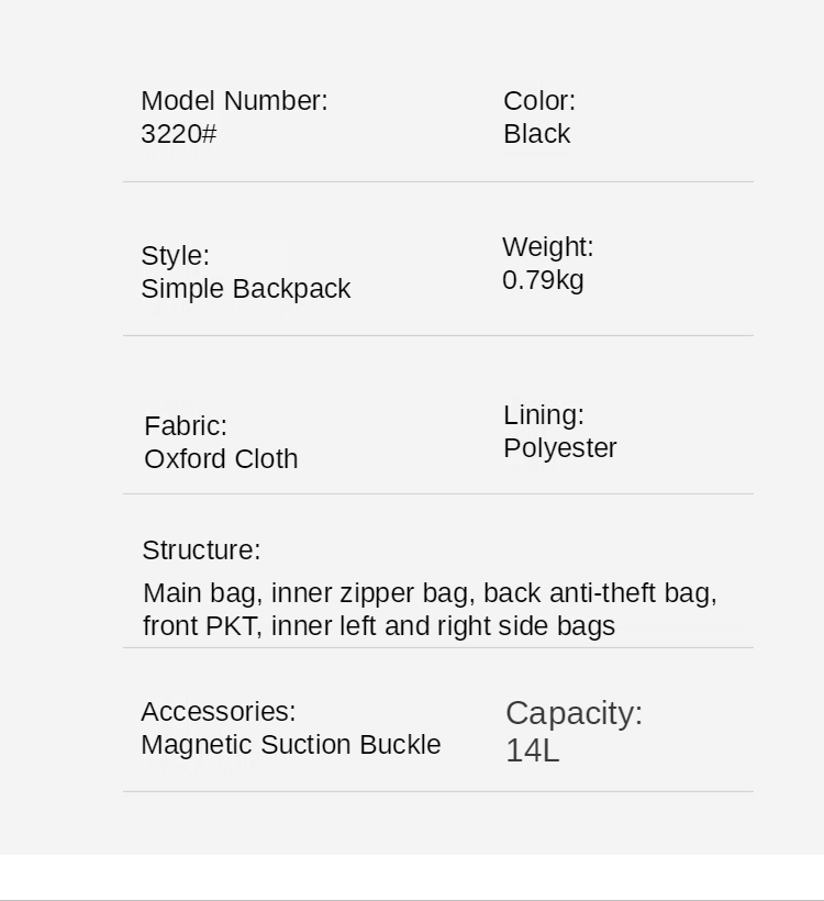 Physiological Curve Back Men Business Backpack