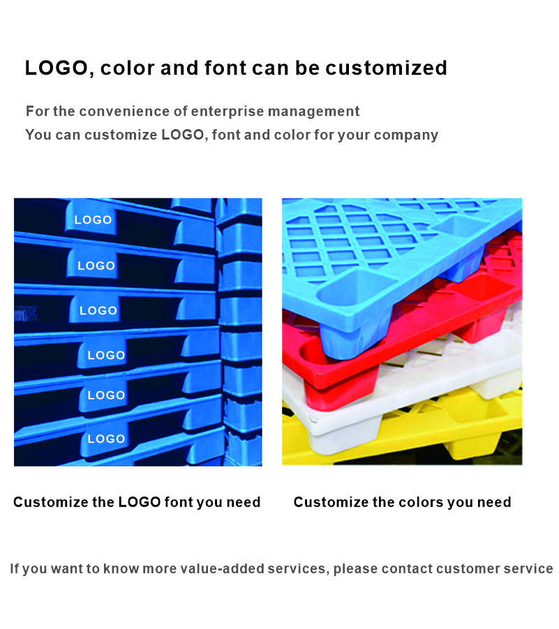 Heavy Duty Small Stack Double Face HDPE Plastic Crate Pallet for Euro Pallet Market