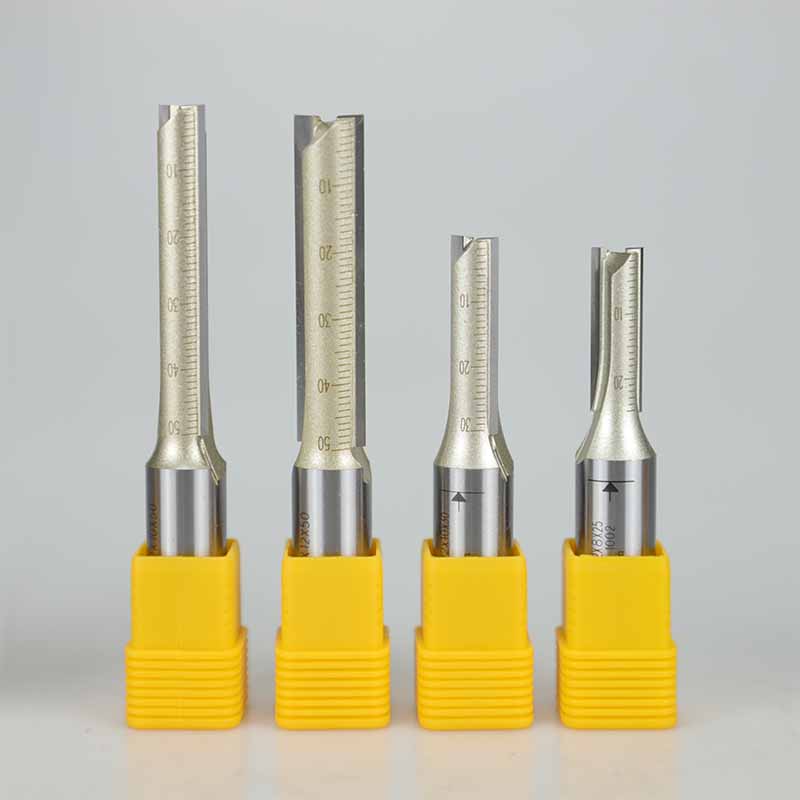 Arden High Precision Straight Knife End Mill 1/2 1/4 Shank TCT Double Edge Cutter Head for Trimming Engraving ODM OEM Customized