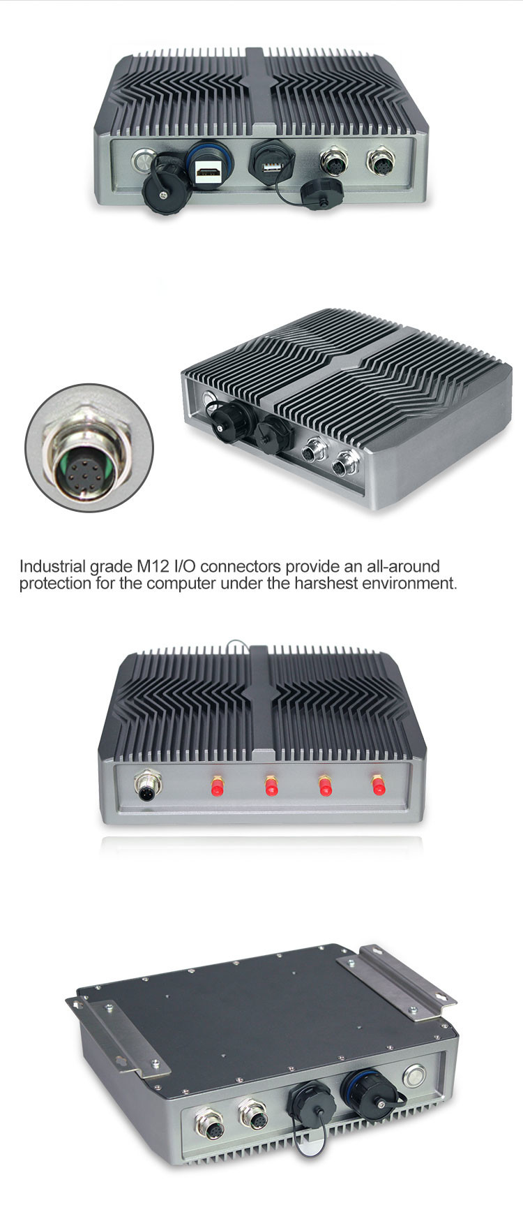 VESA Mounting Barebones Mini Pc , Linux 100 * 100 Mm Fanless Embedded Computer
