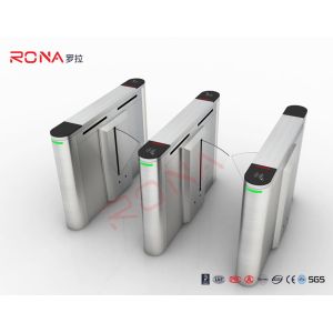 Automatic Facial Recognition Fastlane Speed Gates Retractable Flap Barrier Gate