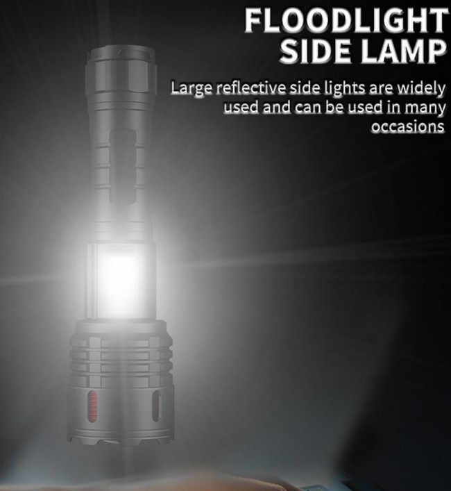 Powerful LED Torch Flashlight Durable For Home Camping Hiking Outdoor